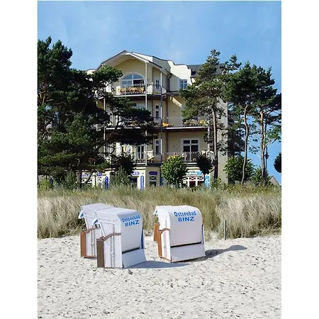 Panorama-meerblick In Der Atlantic Mit Strandkorb Am Apartment *