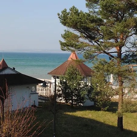 Panorama-meerblick In Der Atlantic Mit Strandkorb Am