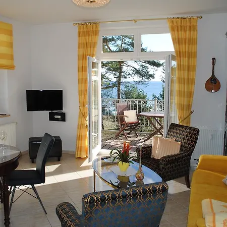 Apartment Panorama-meerblick In Der Atlantic Mit Strandkorb Am Binz